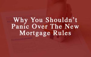 new mortgage rules canada
