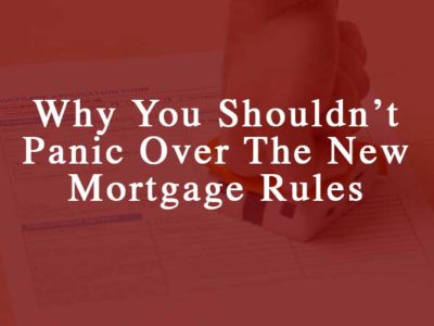 new mortgage rules canada